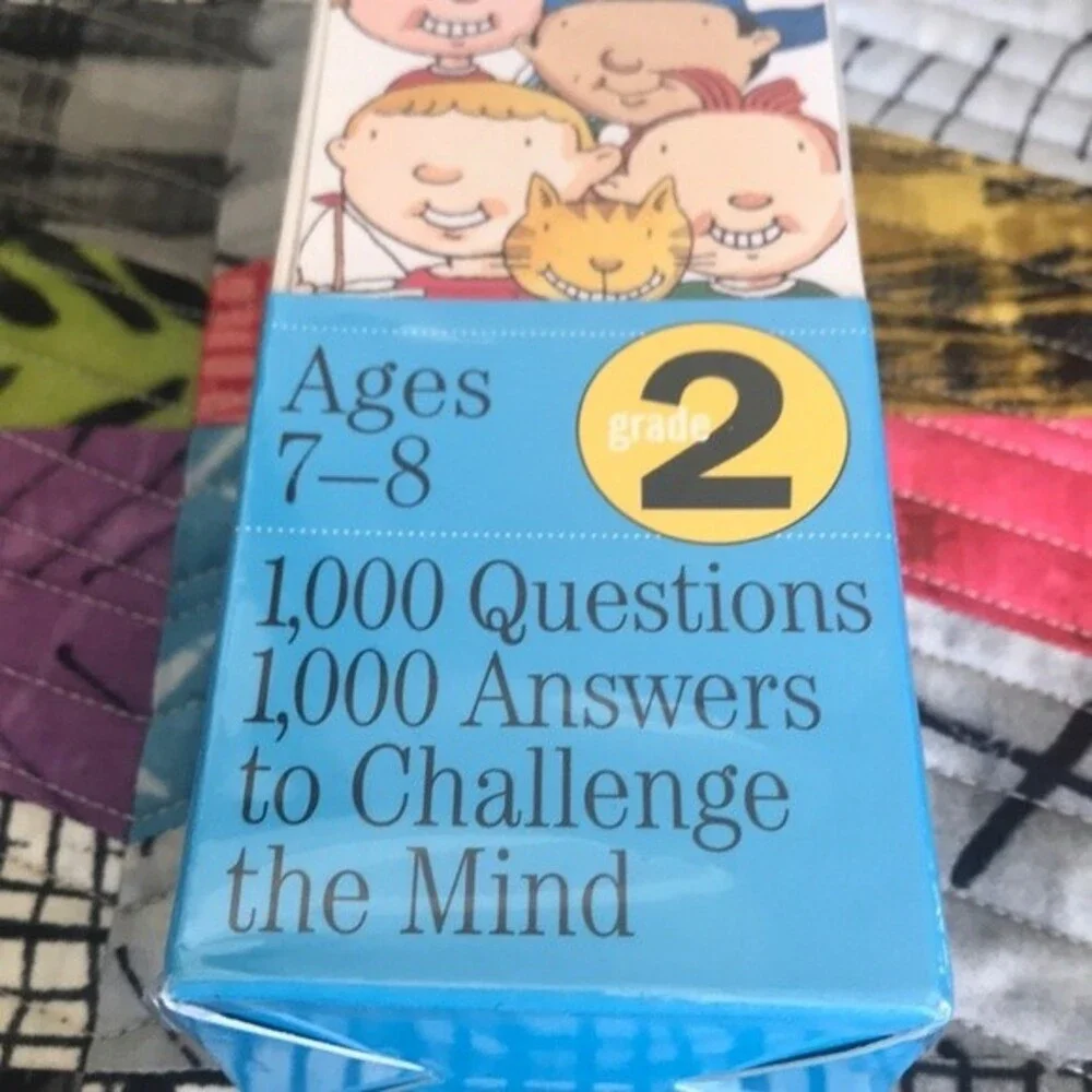 Brain Quest Flashcards Educational Game Grade 2 for 7-8 year olds